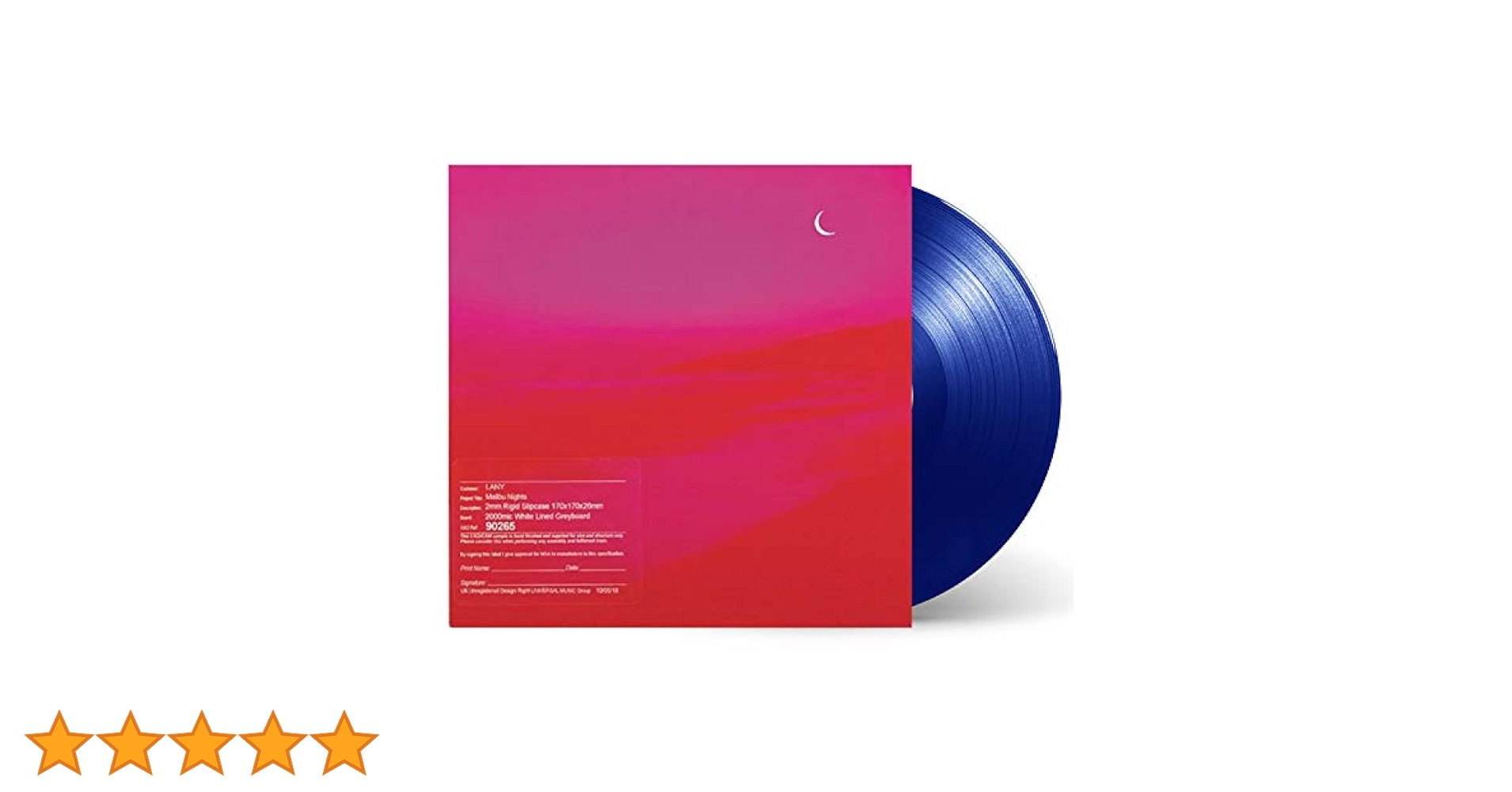 LANY Malibu Nights レコード　新品同様 LANY - Malibu Nights[LP][Clear] - Amazon.com Music